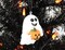 Tree Buddees Cute Friendly Ghost with Pumpkin Halloween Ornament